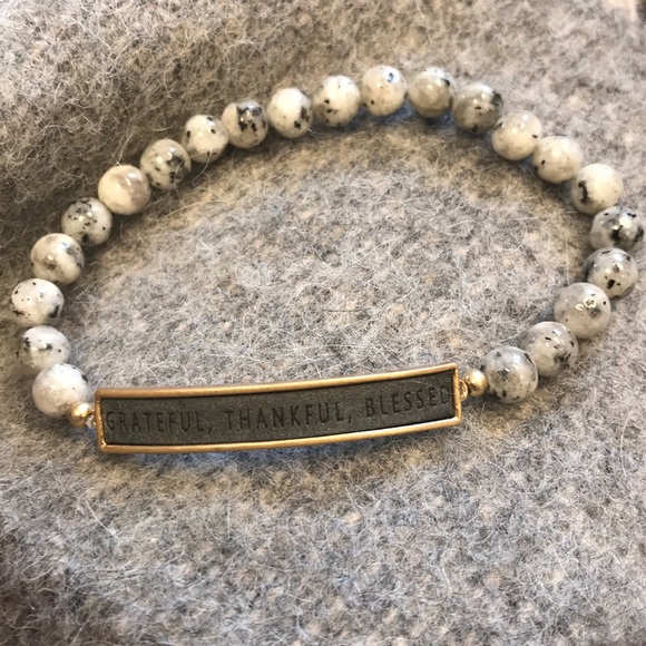 Jewelry - Inspiration Bracelet “GRATEFUL, THANKFUL, BLESSED”